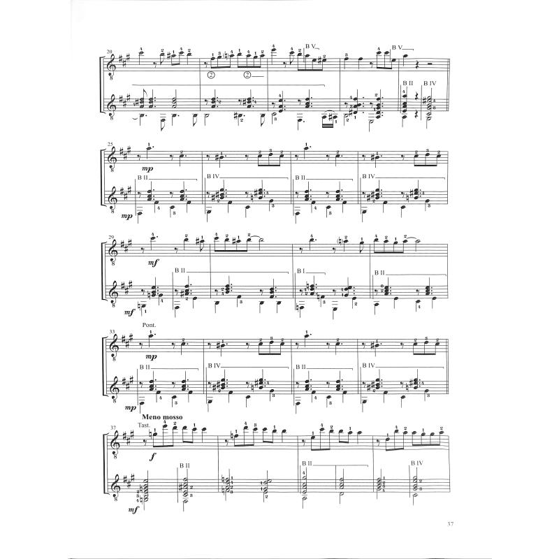 Tangos for classical guitar