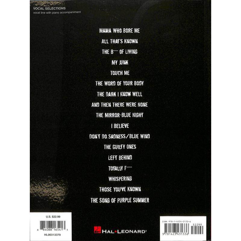 Spring awakening - a new musical