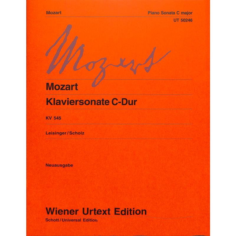 Sonate 16 C-Dur KV 545 (la facile)
