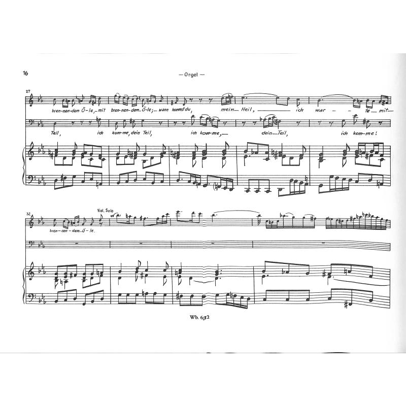 Wachet auf ruft uns die Stimme BWV 140