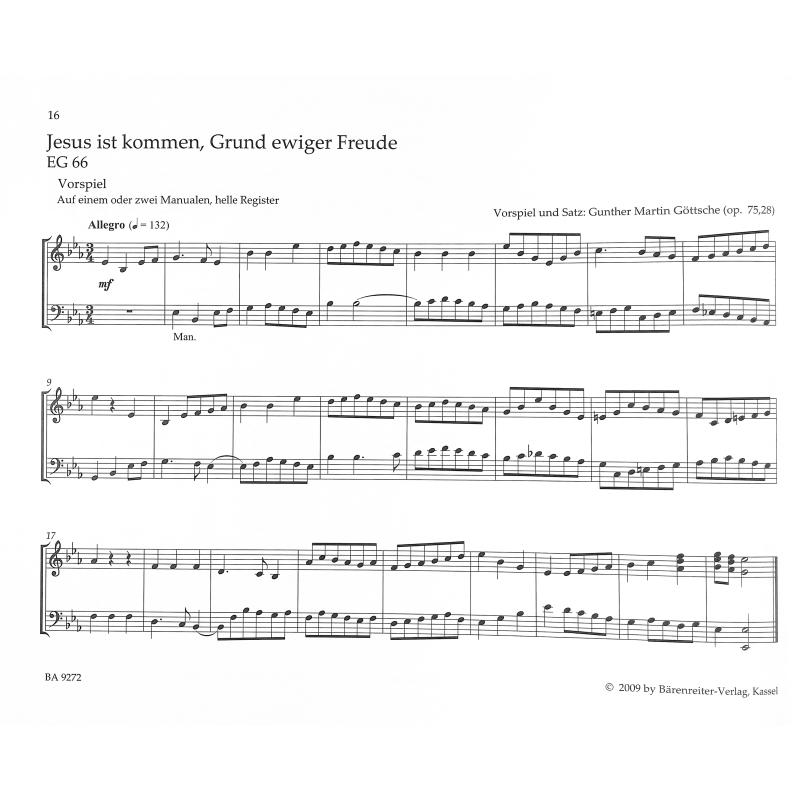 Kleine Choralvorspiele + Begleitsätze zu den Liedern des EG