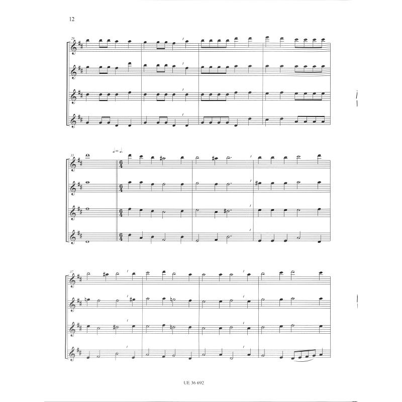 Bühne frei Quartets