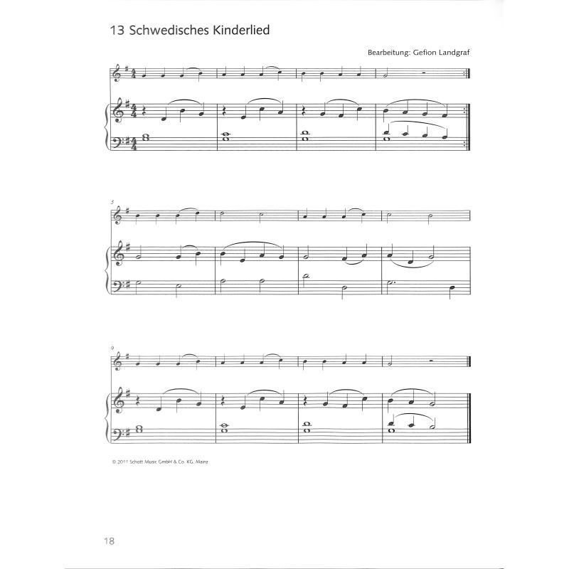 Die fröhliche Querflöte - Spielbuch 1