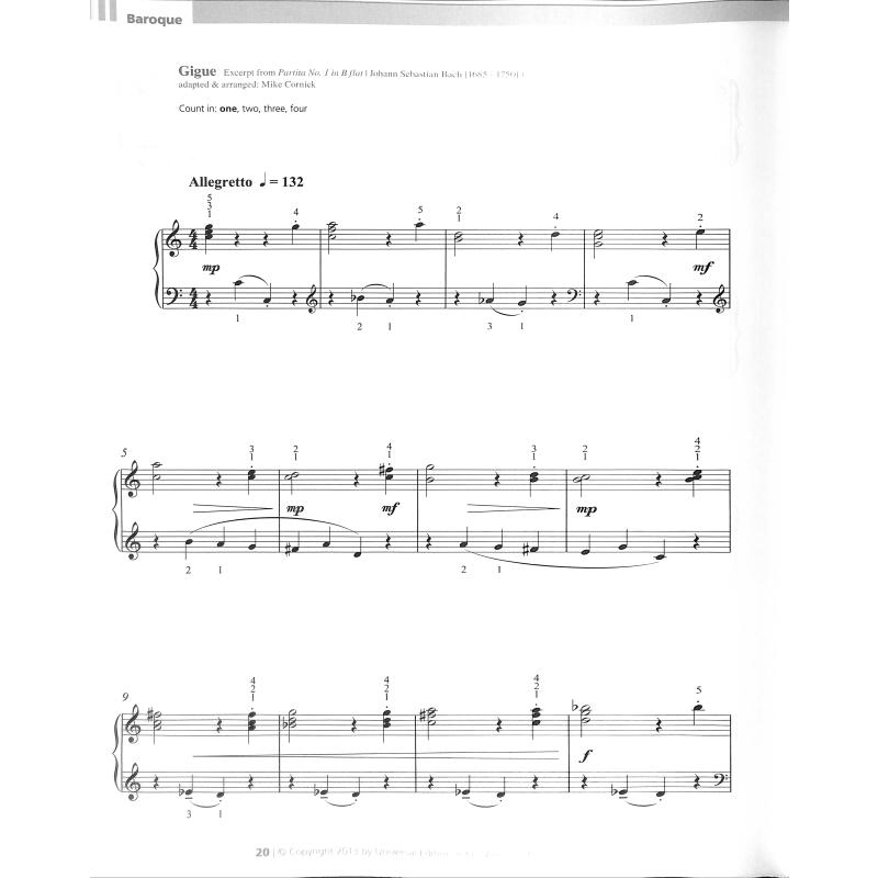 Piano repertoire level 1