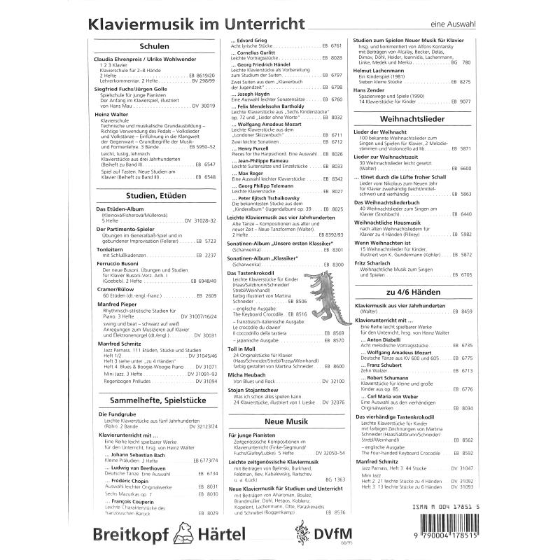 Das vierhändige Tastenkrokodil