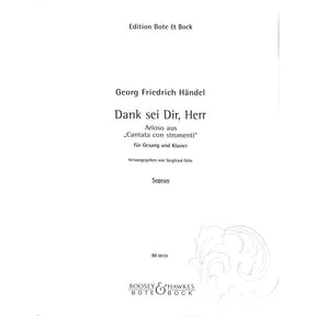 Dank sei dir Herr - Arioso