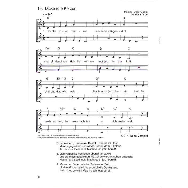 Die schönsten Herbst + Winterlieder