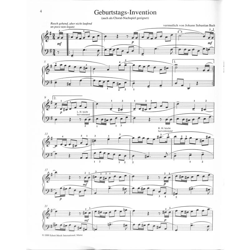 Geburtstagschoral + Geburtstagsinvention +