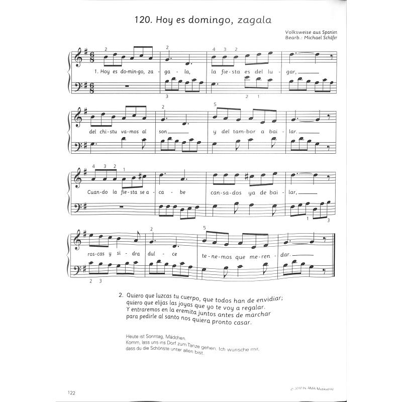 Mehr Songs für Klavier