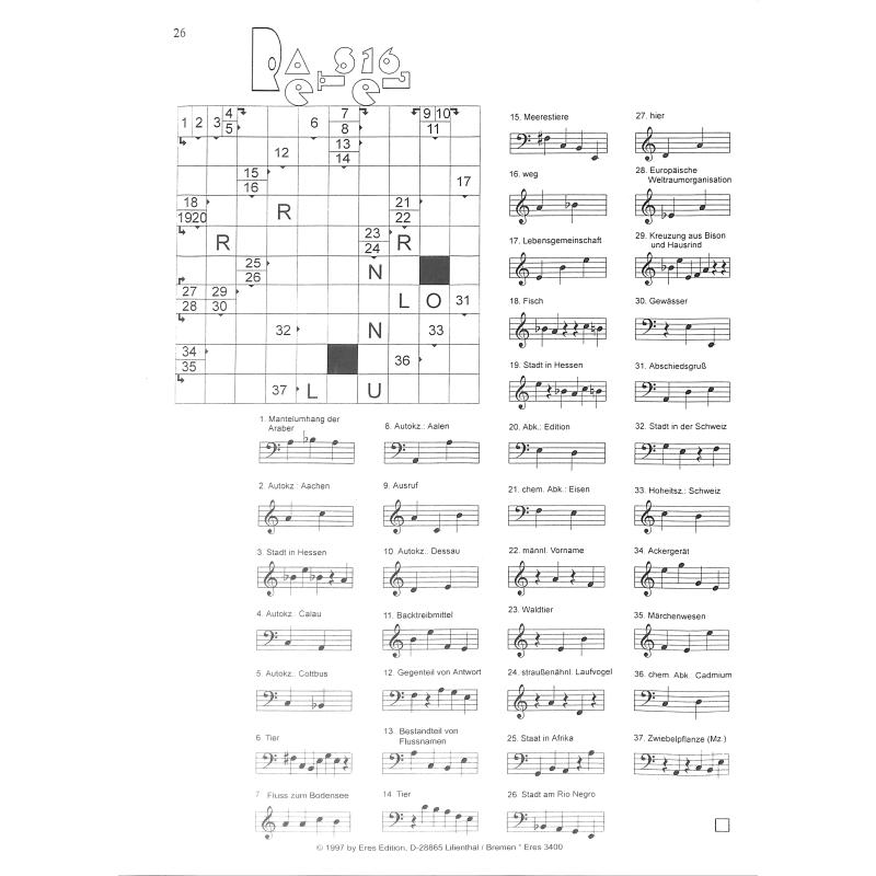 Keine Not mit den Noten