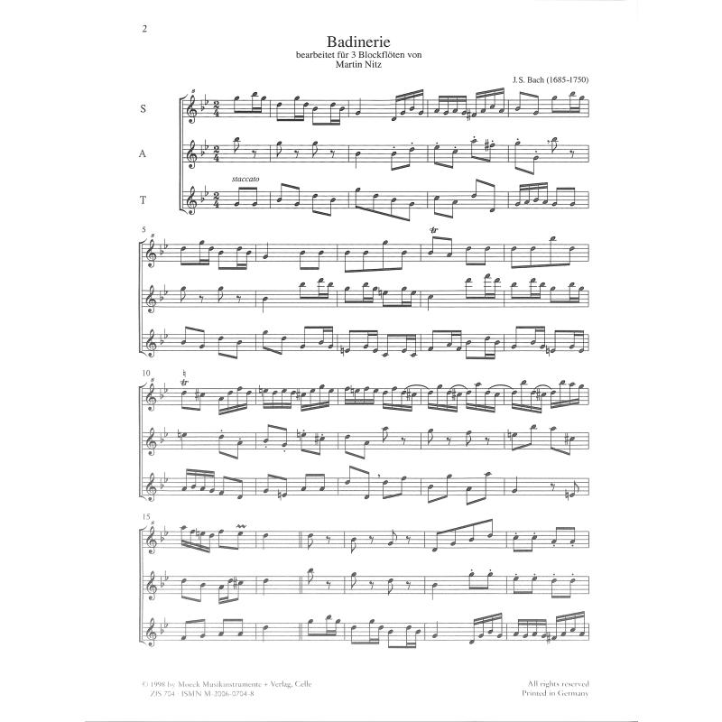 Badinerie (Orchestersuite 2 h-moll BWV 1067)