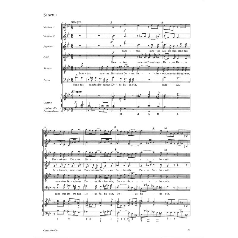 Missa brevis B-Dur Sancti Johannis de deo Hob 22/7