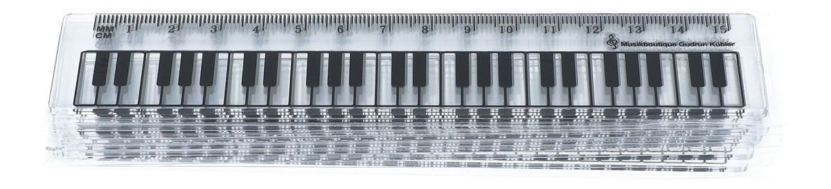 Lineal KEYBOARD klein 15cm