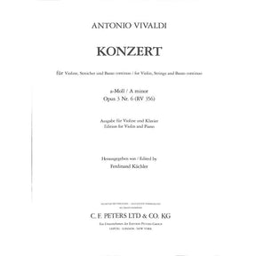 Concerto grosso a-moll op 3/6 RV 356 F 1/176 T 411