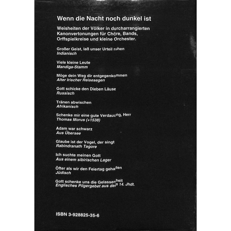 Wenn die Nacht noch dunkel ist