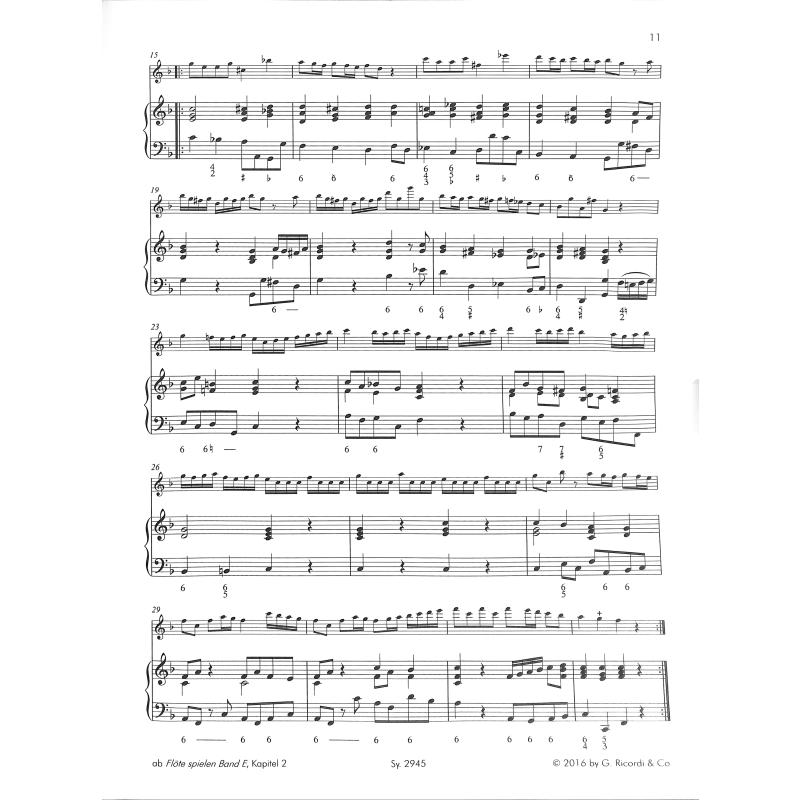 Flöte spielen E - Spielbuch