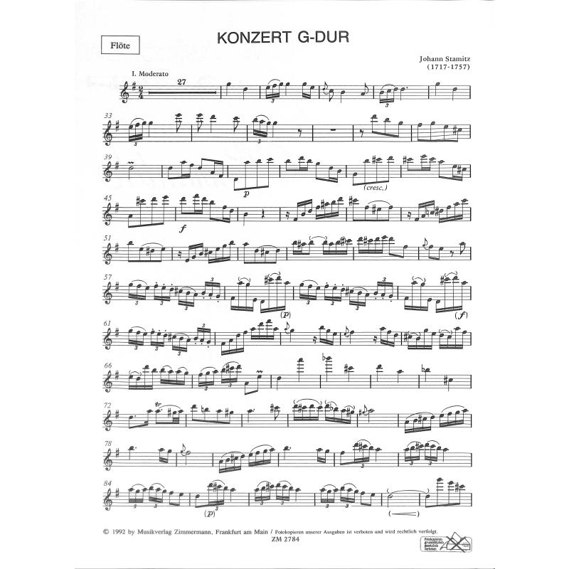 Konzert G-Dur op 29