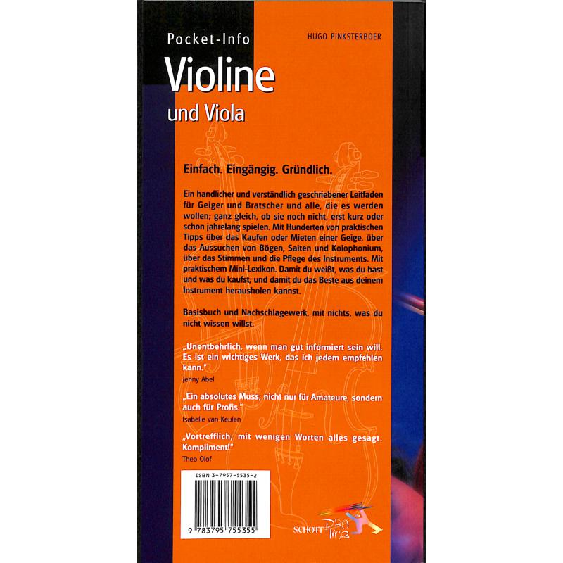 Pocket Info - Violine und Viola