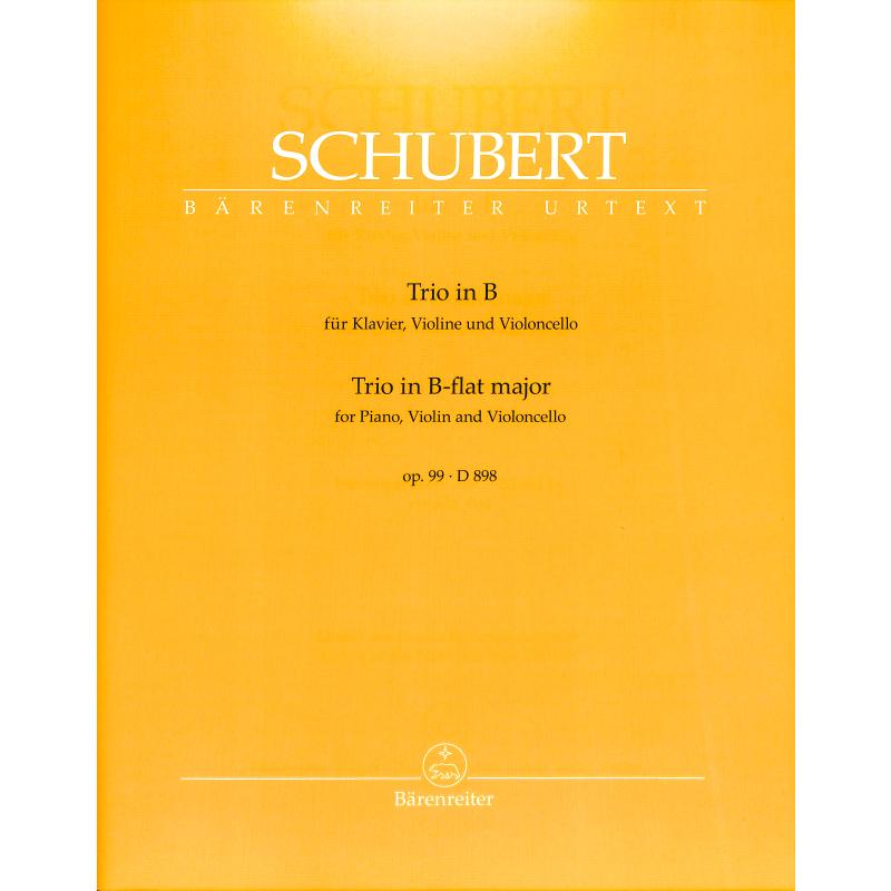 Trio B-Dur op 99 D 898