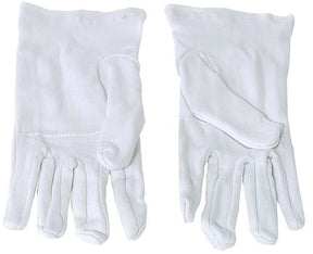 Handschuhe Baumwolltrikot Weiß ca. 24cm lang