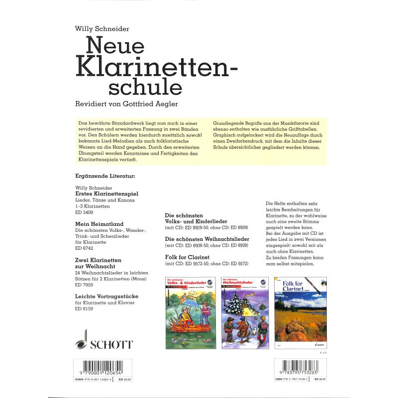 Neue Klarinettenschule 1
