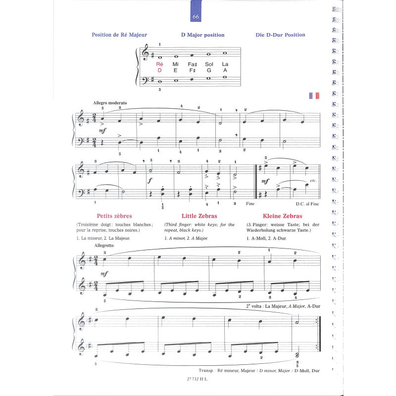 Piano Methode für Anfänger