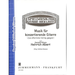 Musik für konzertierende Gitarre