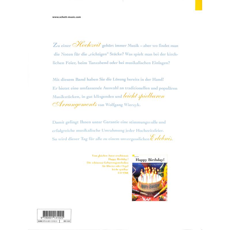 Traumhochzeit - ganz in weiß | Die schönsten Melodien zur Ho