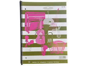 Notenblock Collegeblock A4 100 Seiten