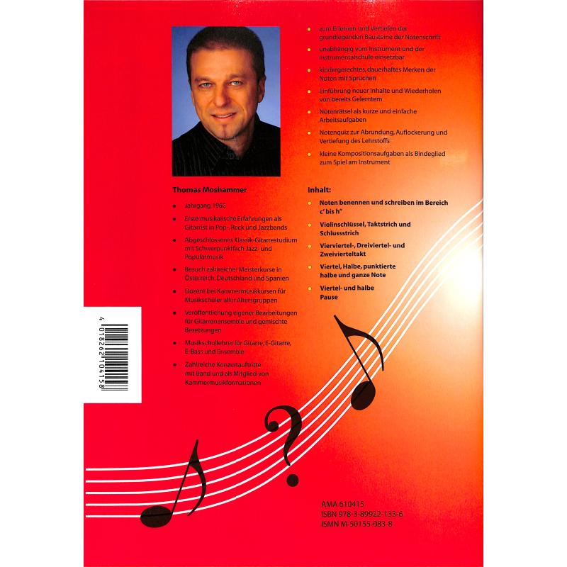 Notenrätsel für schlaue Notenfüchse 1