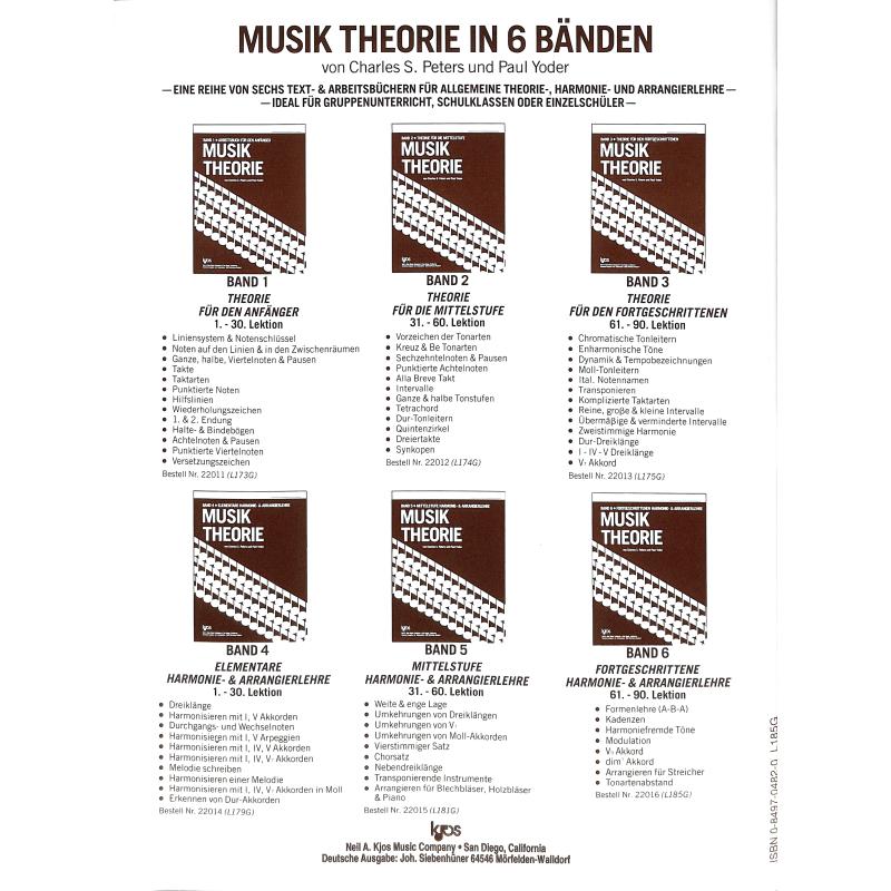 Musik Theorie 6 | Harmonielehre Arrangements