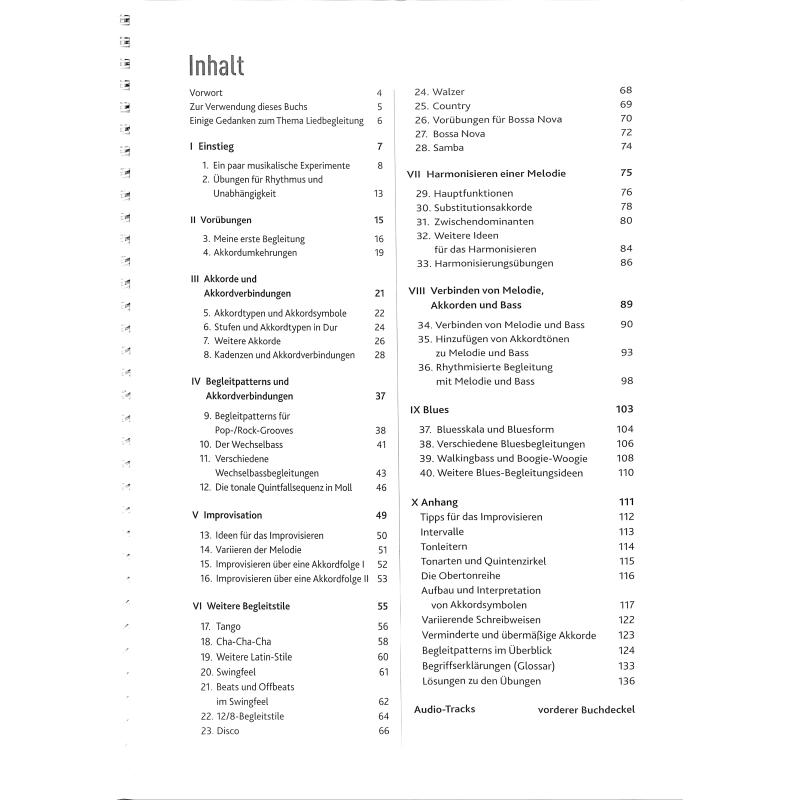 Liedbegleitung und Klavierimprovisation