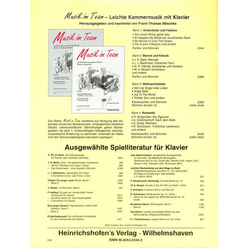 Musik im Team 1 - Kinderlieder + Folklore