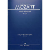 Missa brevis B-Dur KV 275 (272b)