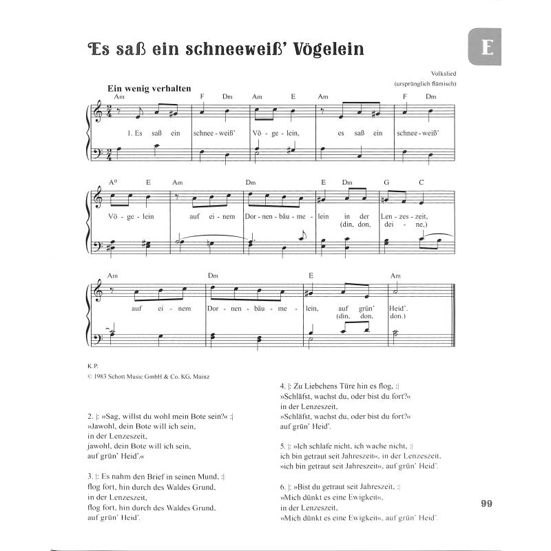 Das Buch der Volkslieder