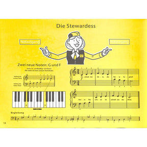 Wir musizieren am Klavier 1 + Tastenfinder