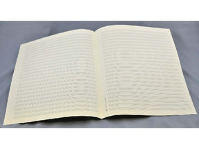 5 Bogen Notenpapier Quart hoch