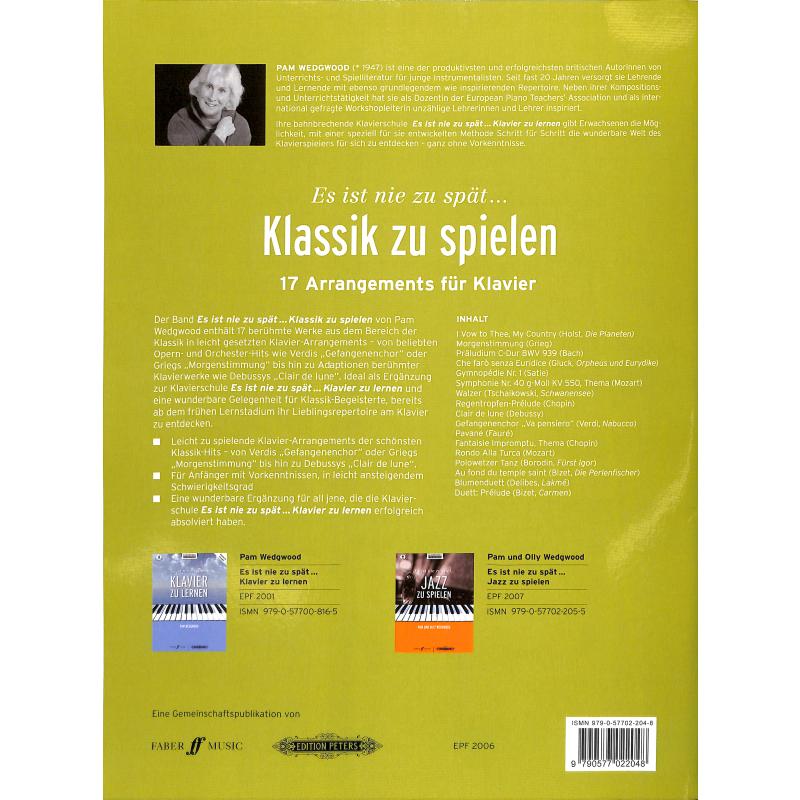 Es ist nie zu spät Klassik zu spielen