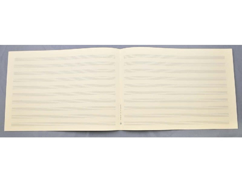 5 Bogen Notenpapier A4 quer