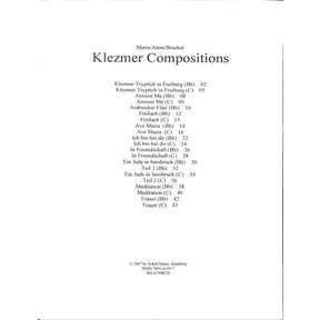 Klezmer compositions