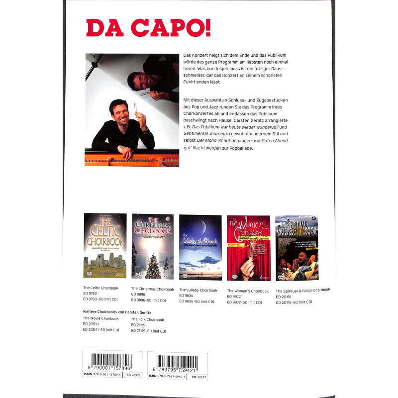 Da capo | Zugabestücke 1