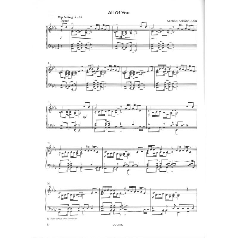 All of you - Pop Klavierbuch