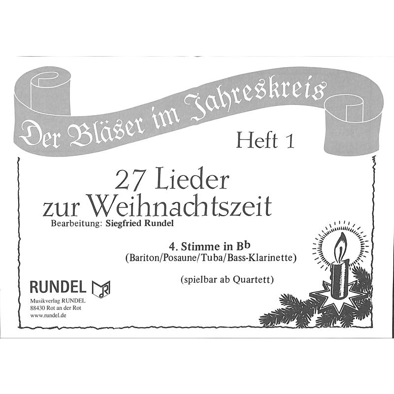 27 Lieder zur Weihnachtszeit 1