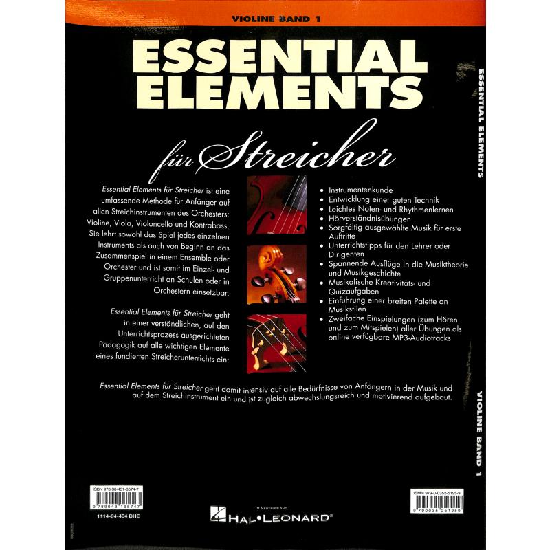 Essential Elements für Streicher 1