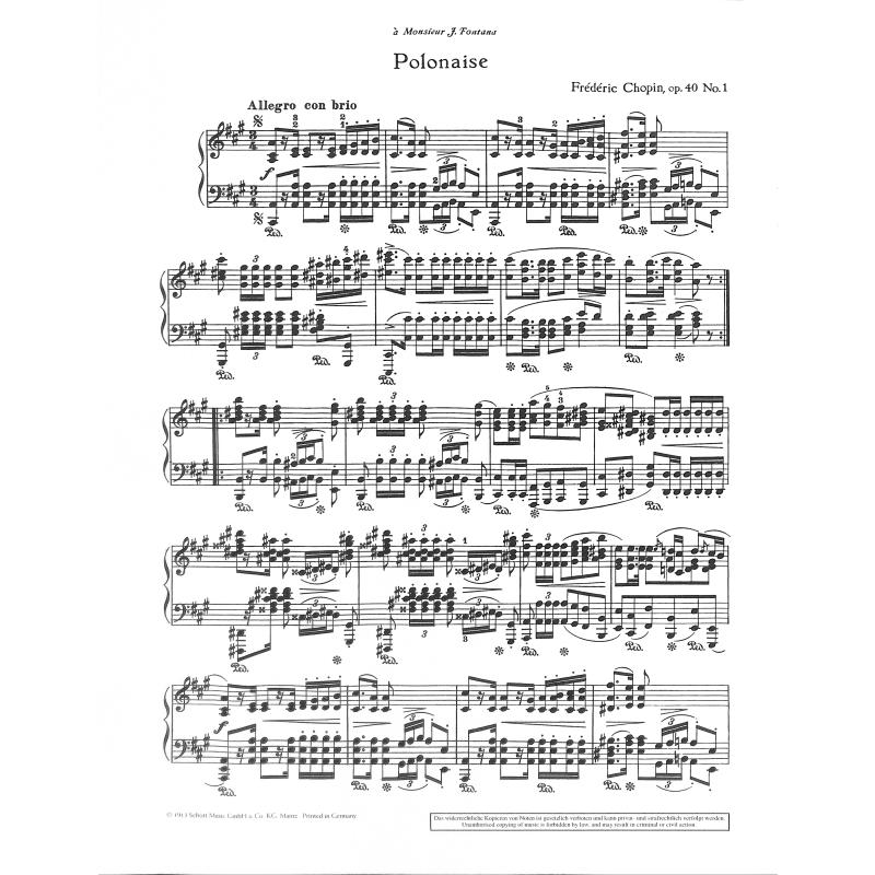 Polonaise A-Dur op 40/1 (Militär)