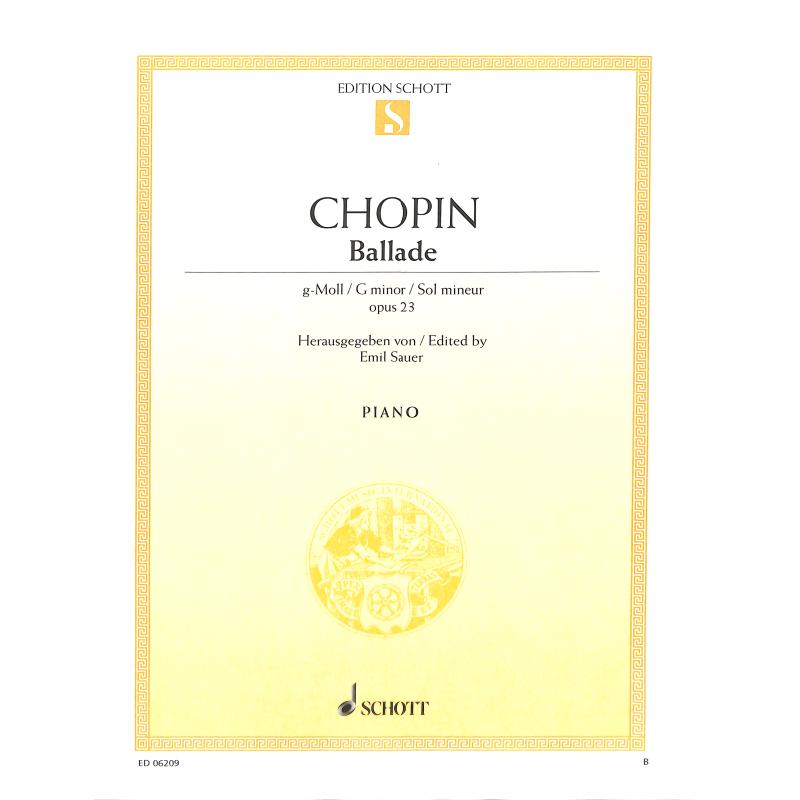 Ballade 1 g-moll op 23
