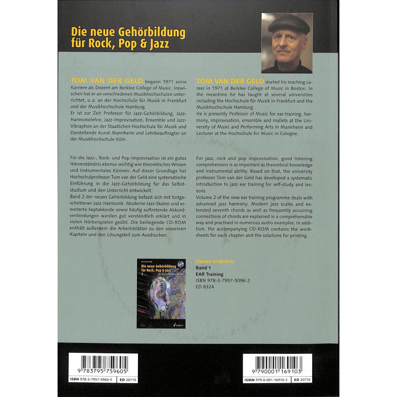 Die neue Gehörbildung für Rock Pop + Jazz 2