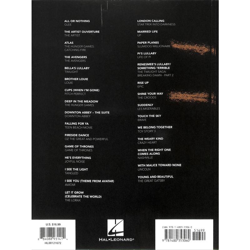 Contemporary movie + TV hits