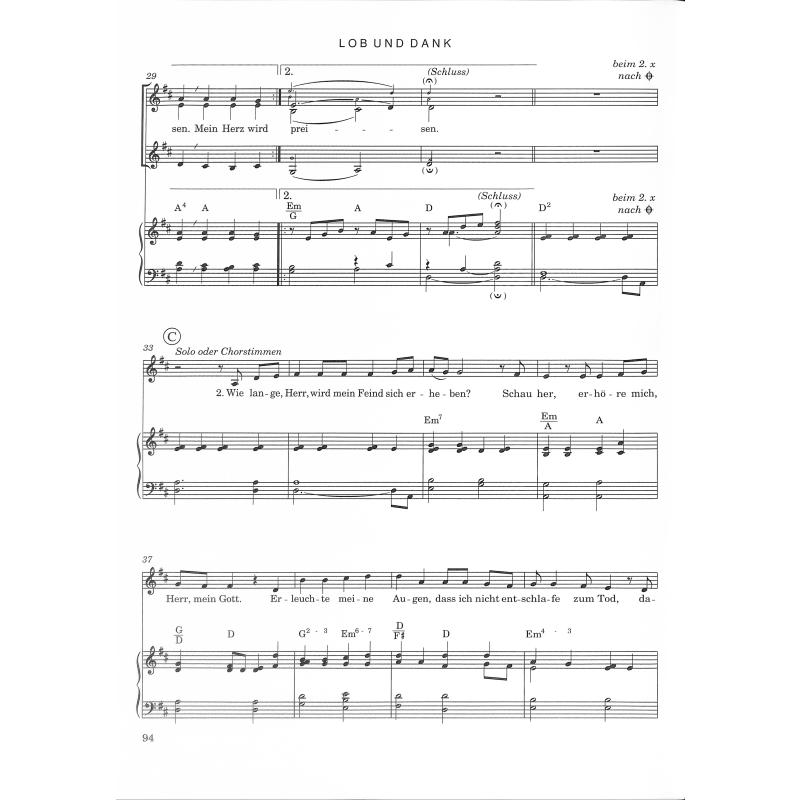 Farbenfroh - geistliche Lieder für die verschiedenen Anlässe