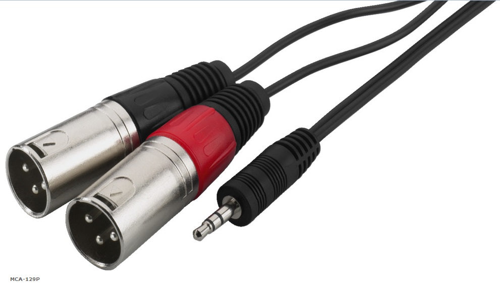 MCA 129P 2X XLR(M) - 3,5 st